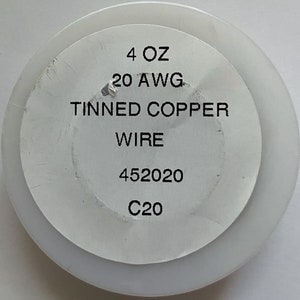Stained Glass 20ga Tinned Copper Wire for Stained Glass Projects and Detail