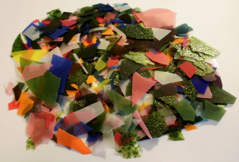 Bullseye 1oz 90 COE Confetti Multicolor Minimix Glass Chips Etsy