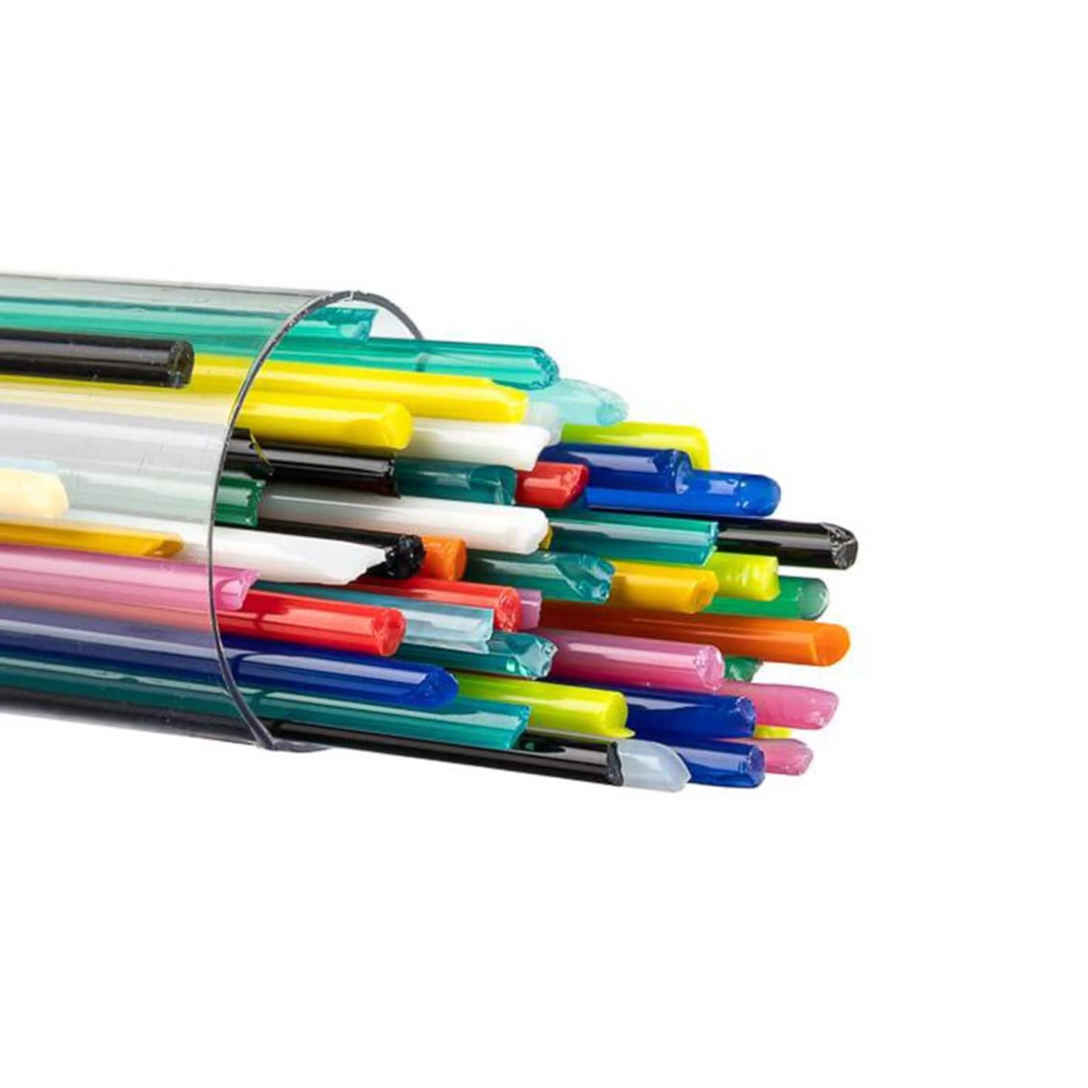 Bullseye 1mm 90 COE Glass Stringers for Glass Fusing and Torchwork - 24 ...