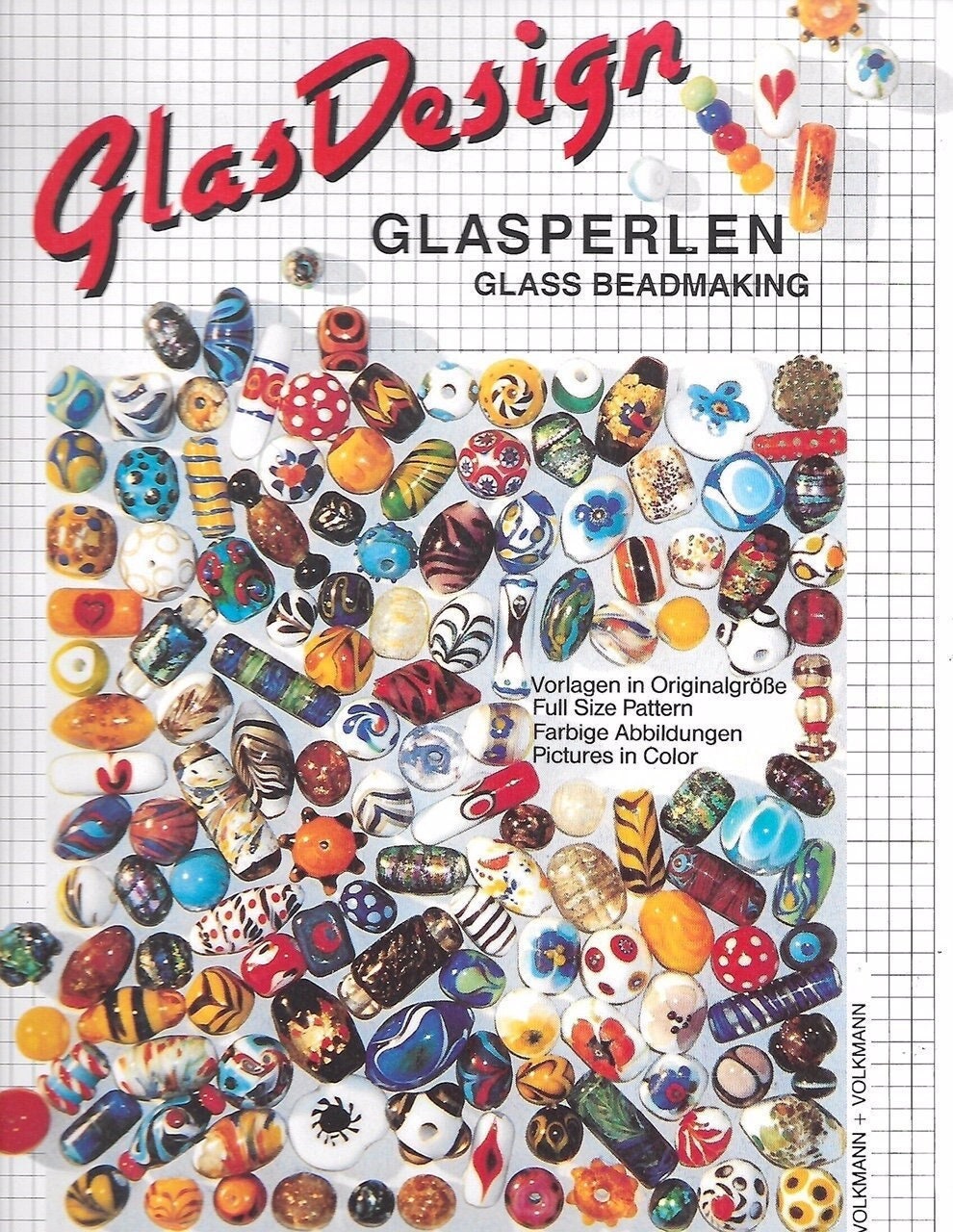 instructeur Refrein Fantasierijk 1996 OOP Glasdesign 'glass Beadmaking' Pattern Book - Etsy