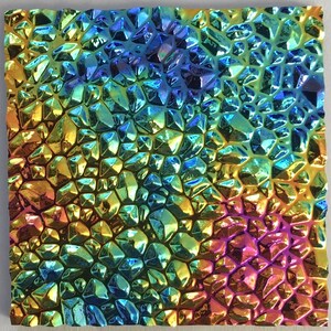 Dichroic Scrap Pack 96 and 90 COE Fusible and Perfect for Stained Glass,  Mosaic, Fusing, and More Glass Projects 