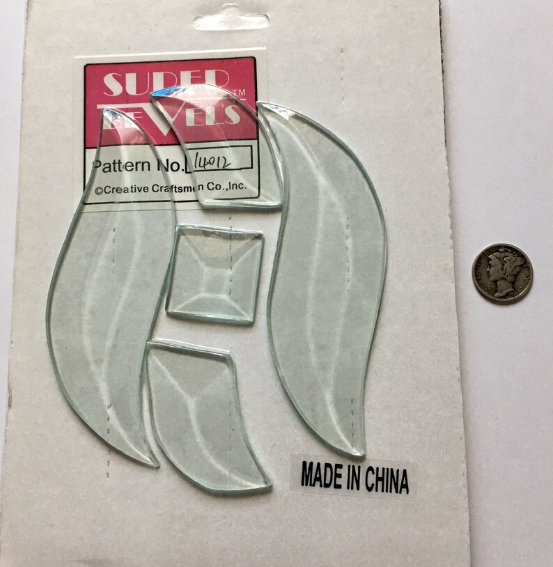 Sparkly Jewel and Bevel Cluster Stained Glass Kit With 25mm Etsy