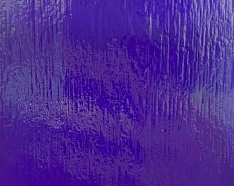 Thin 2.5x3 Clear CBS Blue Gold 90 COE Dichroic Glass
