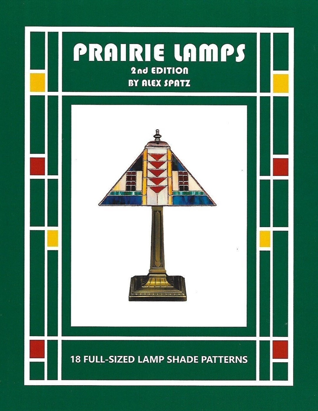 Vintage 1995 Prairie Lamps Stained Glass Lampshade Patterns Etsy