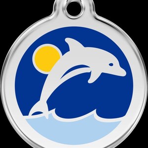 Dolphin | ID Tag \ FREE Shipping & Engraving
