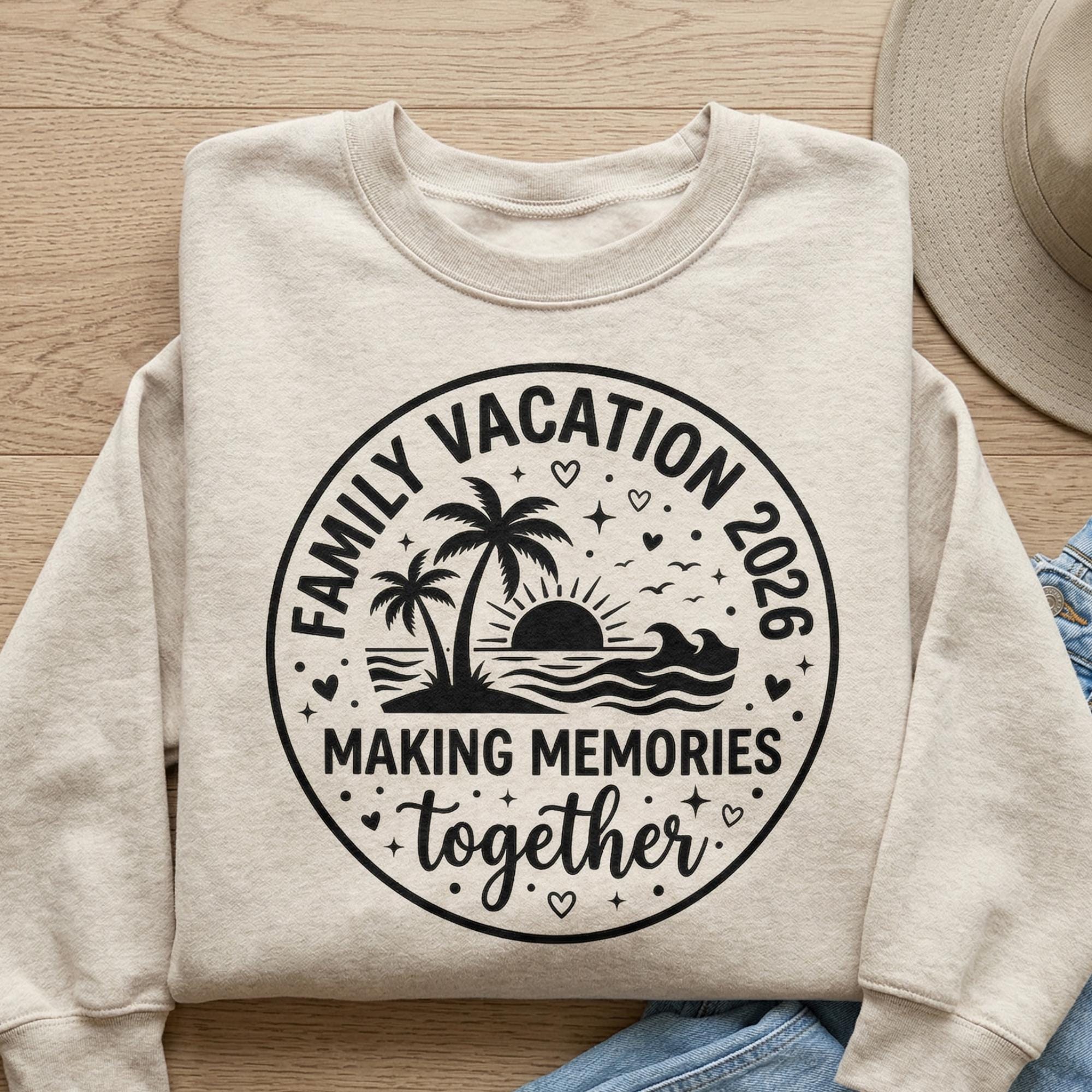 Family Vacation 2026 SVG PNG Bundle, Matching Family Trip Shirts ...