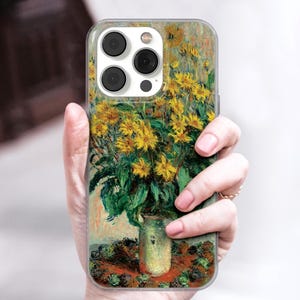 Claud Monet Phone Case, Original Painting Cover for Apple iPhone 12 13 14 15 16 Plus Pro, Samsung Galaxy, Xiaomi, Huawei, Google Pixel 91