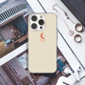 Minimalistic Dream Catcher Phone Case, Beige Moon MMA Cover for iPhone Plus Pro, Xiaomi Redmi Note, Samsung Galaxy, Huawei, Google Pixel 32