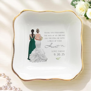 Mother of the Groom Gift from Bride, Mother in Law wedding Gift Ring Dish on Wedding Day, Future Mother In Law Ring Dis from Daughter in Law