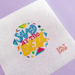Saved By The Bell 1990&#39;s Needlepoint Canvas