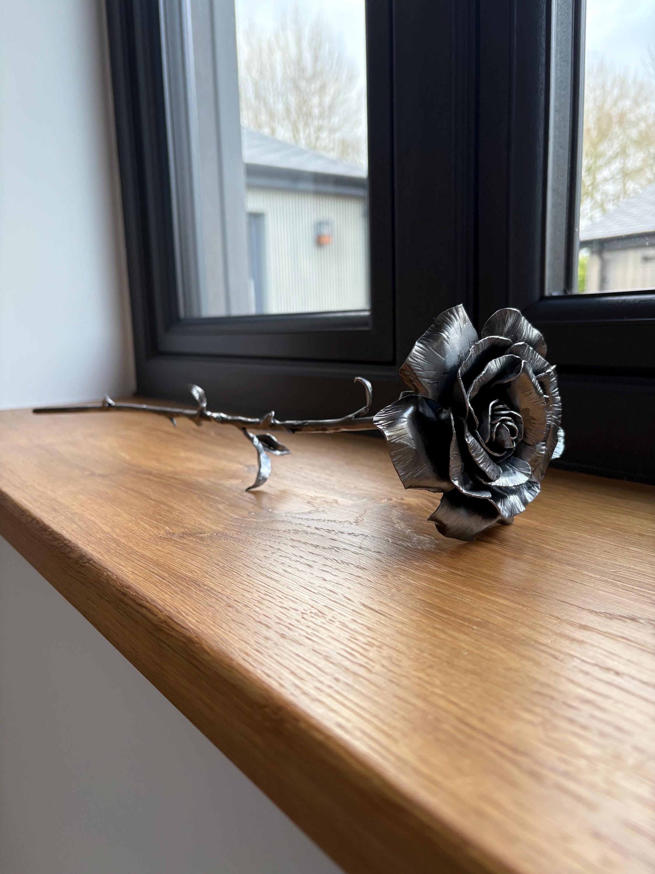 Metal Rose Rattle Handmade Metal Rose - Etsy