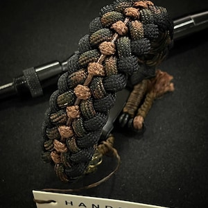 Sanctified Covenant knot paracord bracelet brown