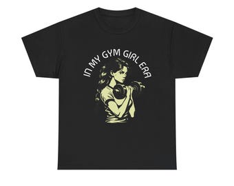 Gym T-shirt Unisex Heavy Cotton Tee - Fitness Apparel, Workout Shirt, Gift for Gym Lovers, Activewear, Casual Top