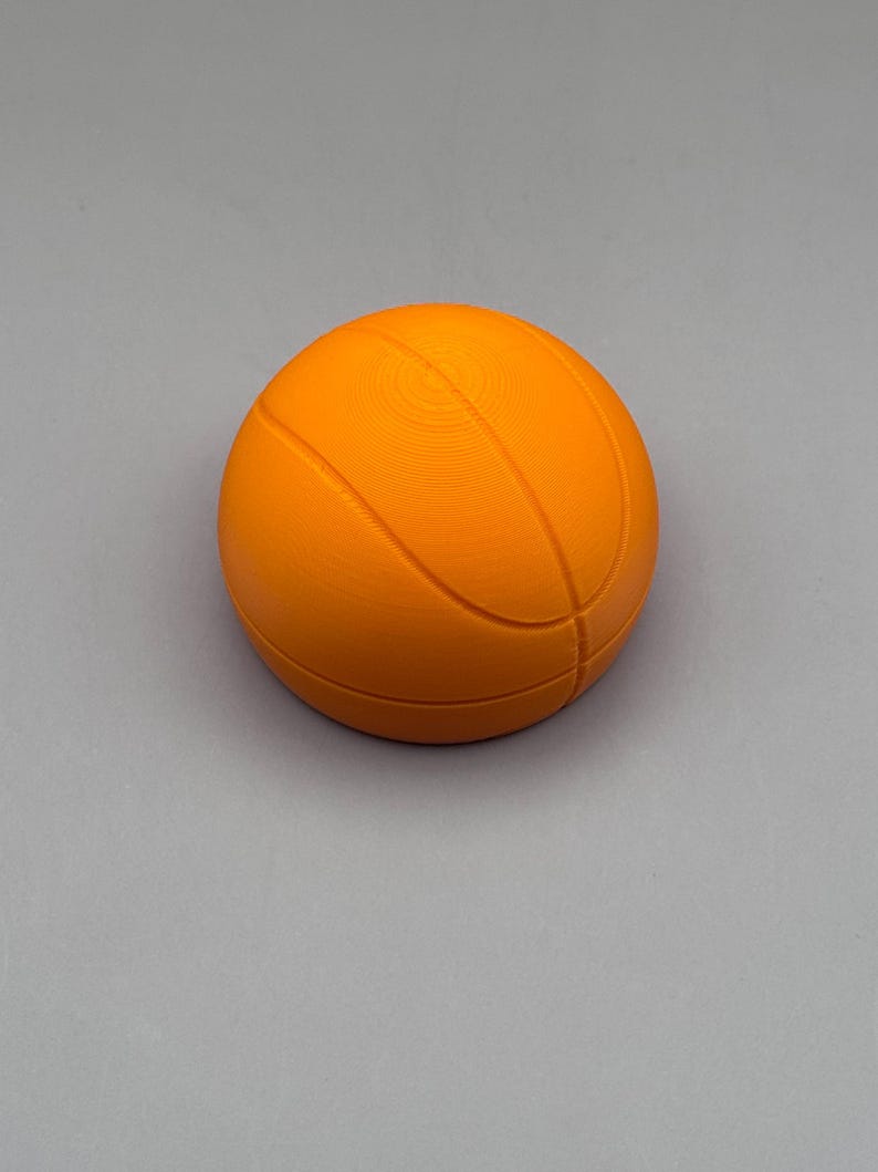 3D Printed Sports Themed Layered Fidgets | Sensory Toy Basketball