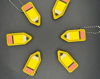 Pencil Fidget Clicker: Back to School Sensory Toy - Optional Keychain