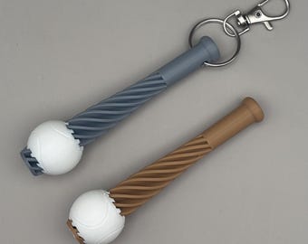 3D Printed Bat & Ball Impossible Pass Through Fidget