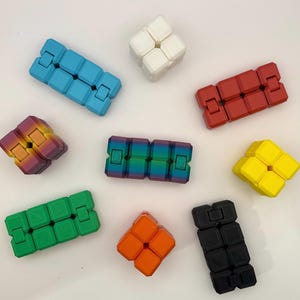 3D Printed Infinity Cube Fidget Toy: Sensory Desk Toy for Focus