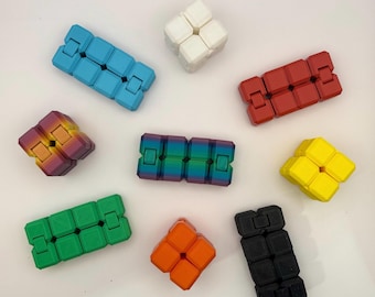 3D Printed Infinity Cube Fidget Toy: Sensory Desk Toy for Focus