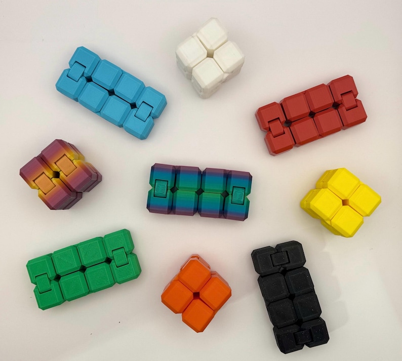 Infinity Cube Fidget Toy | Focus Tool for Busy Hands | 3D Printed ...