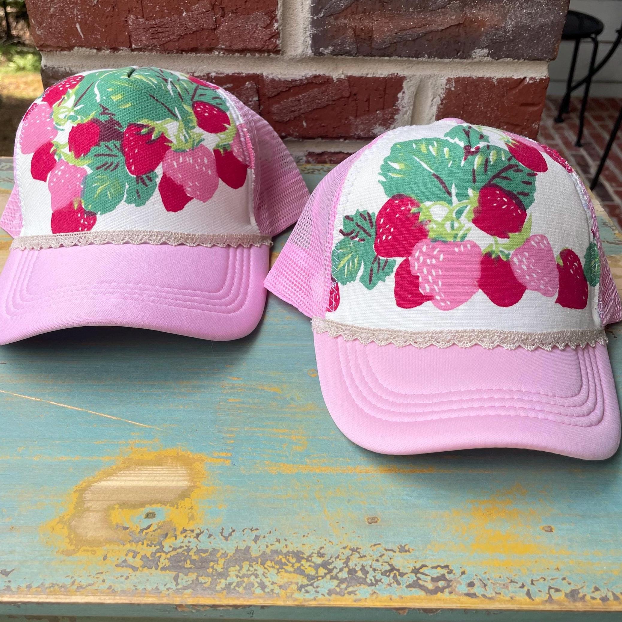 Pink Patchwork Trucker Hat - Etsy display picture 1