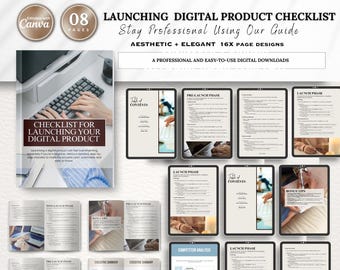 Digital Product Launch Checklist: Online Business Guide (PDF)