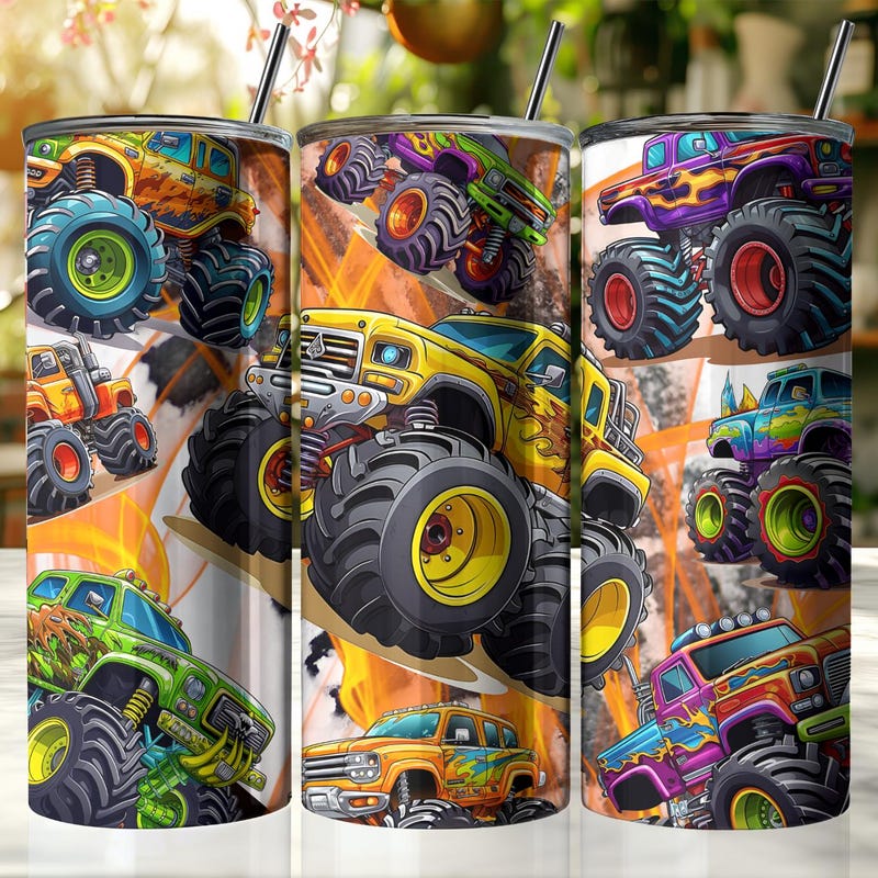 Big Truck With Cars Etsy