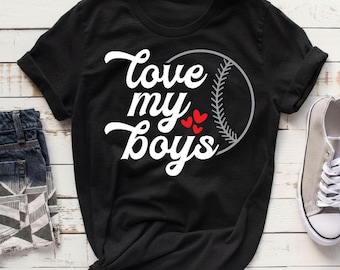 愛する息子たちの野球ソフトボールのカット可能なデザイン SVG PNG DXF & eps デザイン カメオファイル シルエット