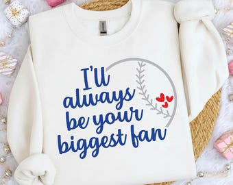 私はいつもあなたの最大のファンです SVG / カットファイル / Cricut / 商用利用 / 野球 SVG / 野球シャツ / ベクター / クリップアート / DXF