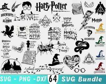 60+ Harry svg bundle, svg font, svg files, Wizard Svg Bundle, Hogwarts school emblem svg, Hogwarts Alumni SVG