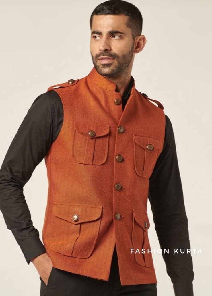 Peacoat uomo imbottito misto lana con tasche laterali regular fit