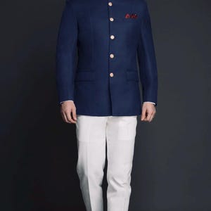 men’s solid colour Jodhpuri Jacket: Bollywood Nehru Style Waistco