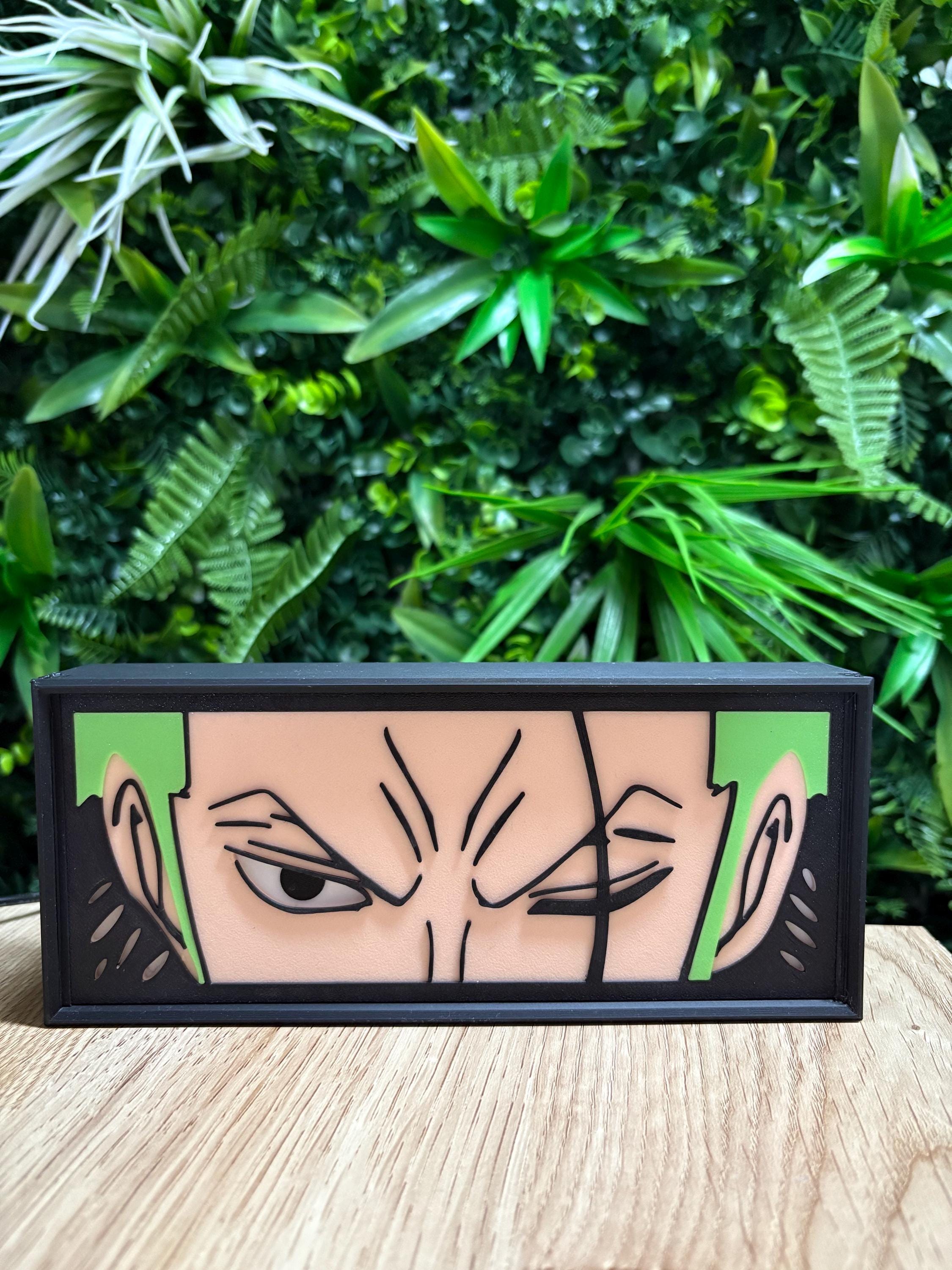 ライトボックス - ワンピース「ロロノア・ゾロ」ライトボックス - Etsy 