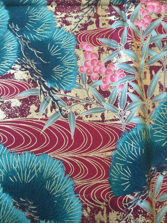 Quilter Quality Fabric Kona Bay Fabrics OOP Metallic Green Etsy