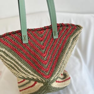 Handmade Crochet Bag,Boho Summer Shoulder Tote,Luxury Crochet Handmade Bag,Handmade Summer Beach Bag - Large Crochet Shoulder,Large Shoulder