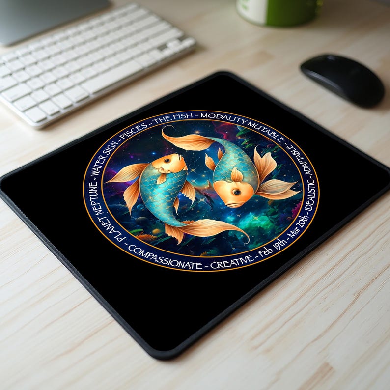 Pisces Modality Pisces Zodiac Sign PNG: Astrology Art Digital Download - Etsy