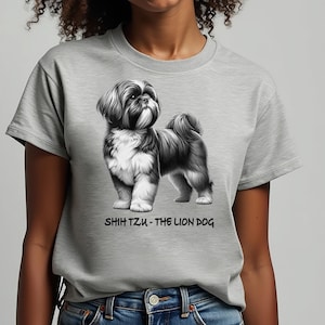 Shih Tzu Lion Dog PNG: Digital Art, T-Shirt Design (4 Files) (Digital Download)