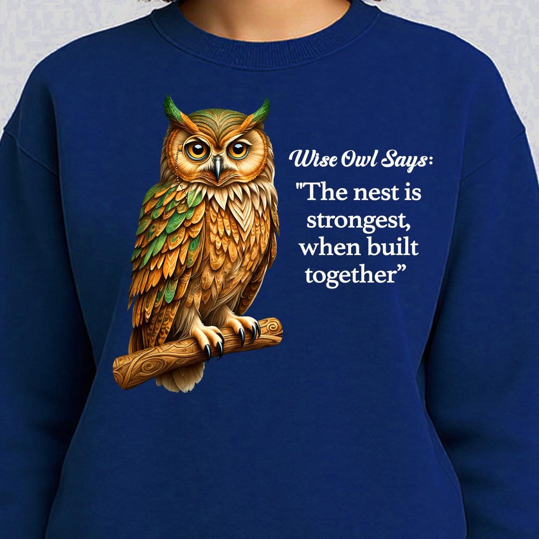 Wise Owl Says Digital Art Print | Inspirational Quote | PNG Download - Etsy