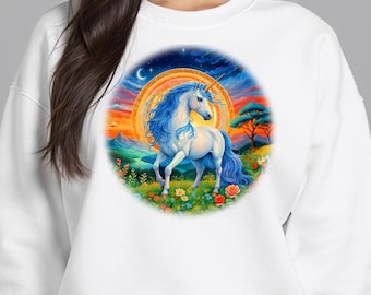 Majestic Unicorn Fantasy Art – Digital Download