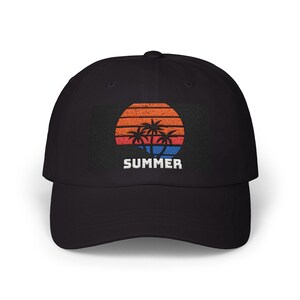 Retro Summer Dad Cap, Vintage Beach Hat, Casual Weekend Accessory, Unisex Cap for Sunshine Lovers, Fun Outdoor Gear