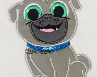 Ready to Ship RTS Boutique Custom Puppy Pals Bingo A.R.F dog embroidery Applique Patch DIY Lg and SM iron on
