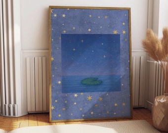 Fairycore Celestial Wall Art Print: Whimsigoth Goblincore Decor (Digital Download)