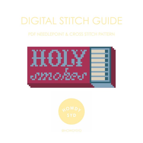 HOLY SMOKES Matchbook - Guida digitale per il punto croce