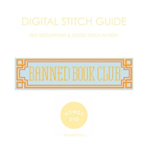 BANNED BOOK CLUB Digitale steekgids naaldpunt