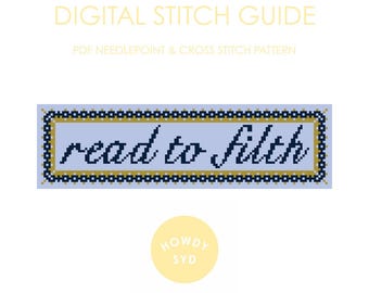 READ TO FILTH Nadelspitzen Digitaler Stichführer