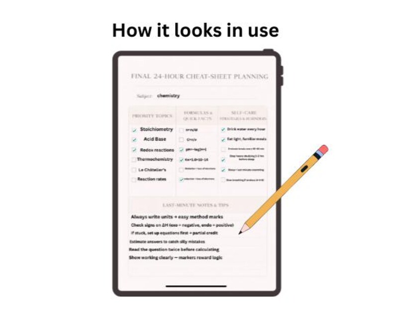 The Ultimate Study System All-in-one Digital Planner for Exams, Focus ...