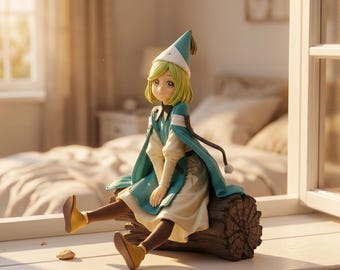 Figura de acción original de Coco DXF de Witch Hat Atelier Anime, juguetes, modelo de PVC, colección de figuras, decoración.