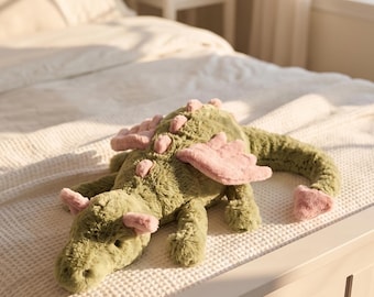 60cm Gift Matcha Dragon And Purple Dragon Keychain Plush Toy Cute And Soothing Companion Plush Toy Holiday Gifts Birthday Gifts