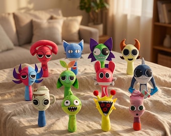 Sprunki Plush Toys Sprunki Game-related figurines Doll Stuffed Dolls Sprunki Plushie Soft Toy Peluches Stuffed Animals