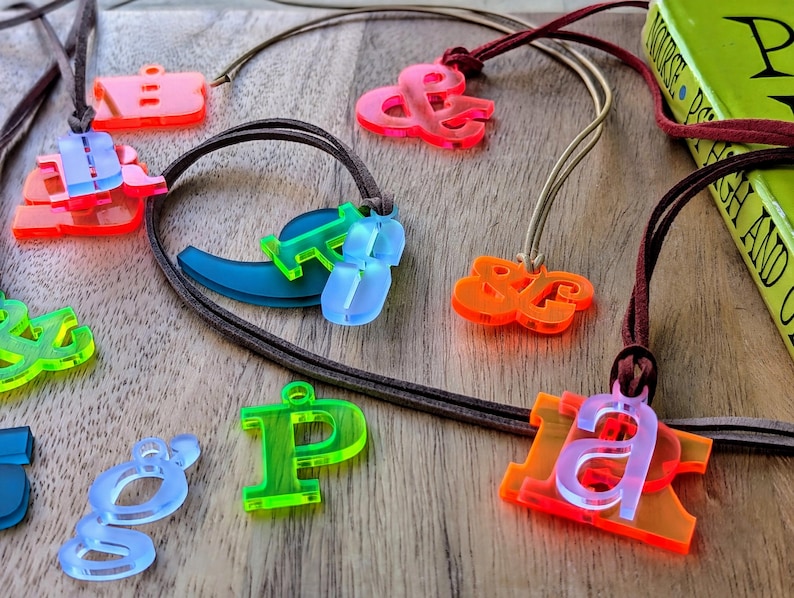 Mark Stack Punctuation Mark Stack Acrylic Earrings - 3 Pairs in 1! - Etsy