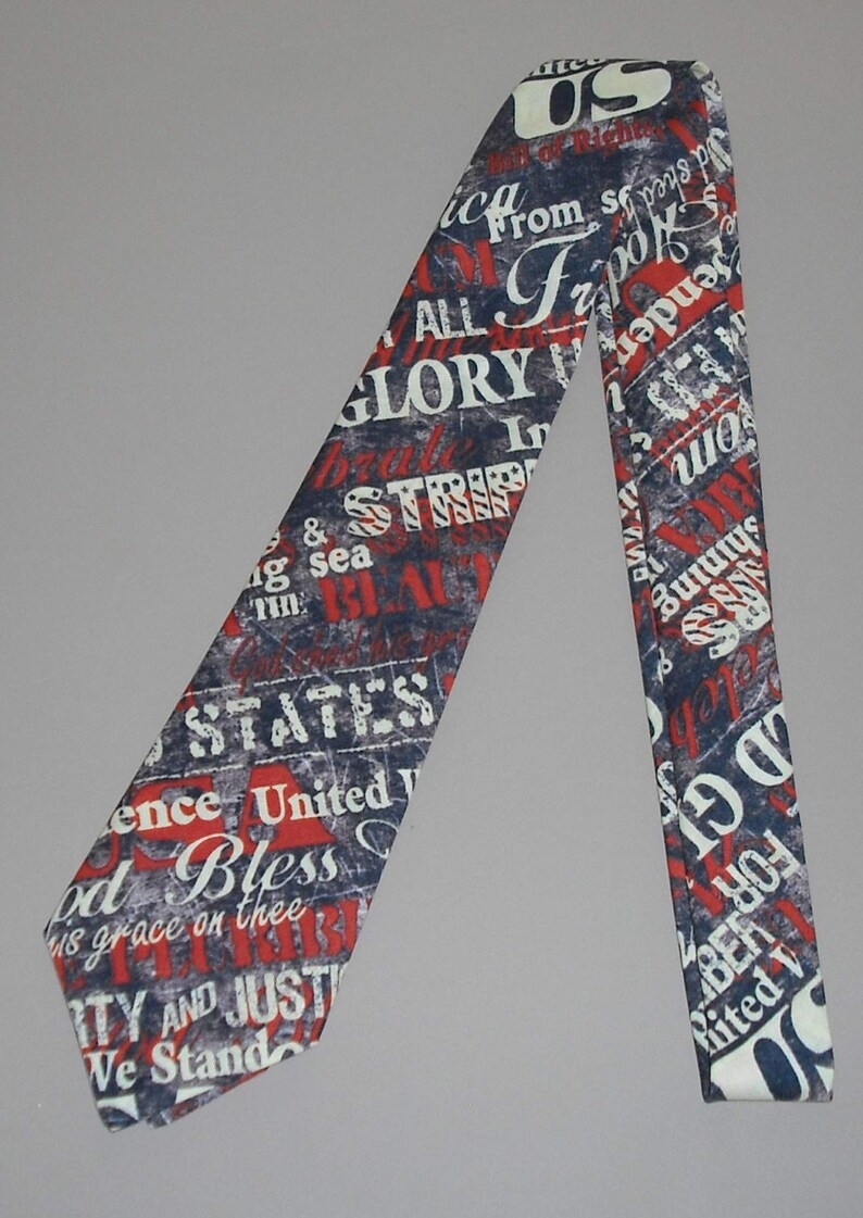 patriotic neck ties